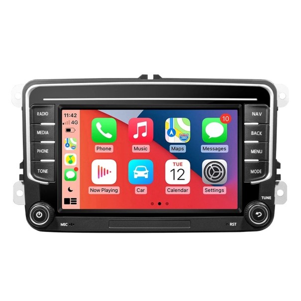 GRANDnavi Android 13 autoradio GPS 2Din multimediatoistin 4GB 64GB Carplay WiFi VW:lle, Škodalle, Octavialle, Golfille, Passatille, Touranille 1