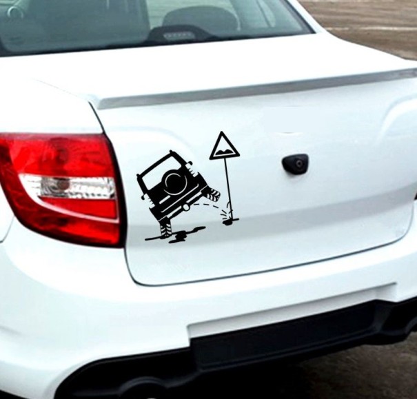Grappige autosticker B473