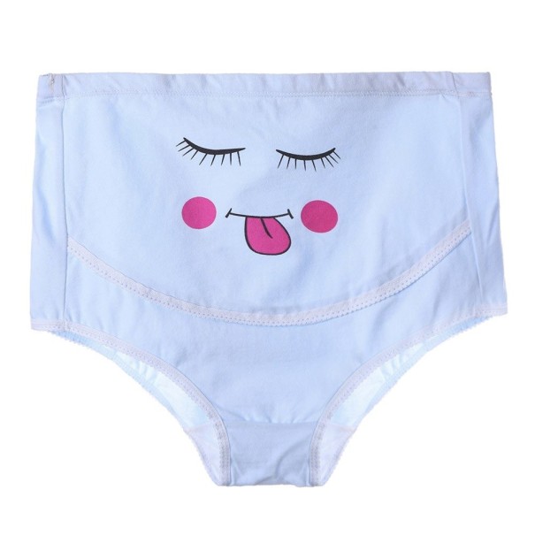 Grappige zwangerschapsonderbroekjes blauw S