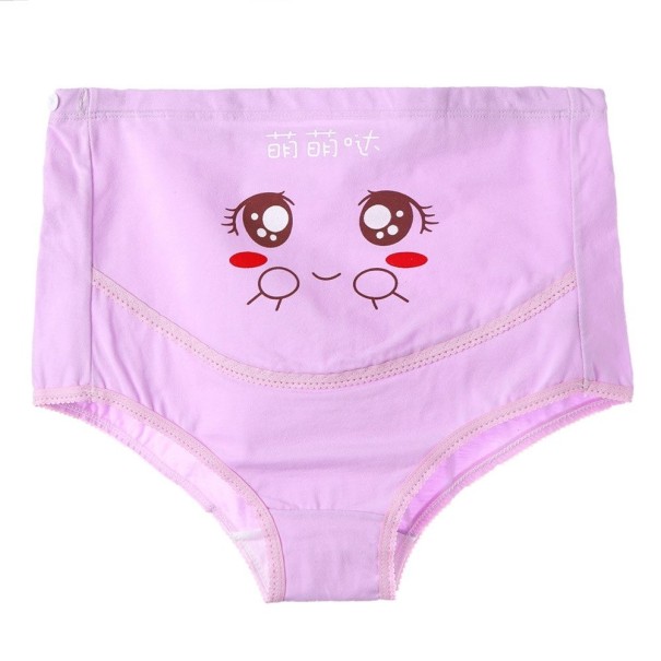 Grappige zwangerschapsonderbroekjes donkerroze S