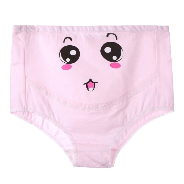 Grappige zwangerschapsonderbroekjes roze L
