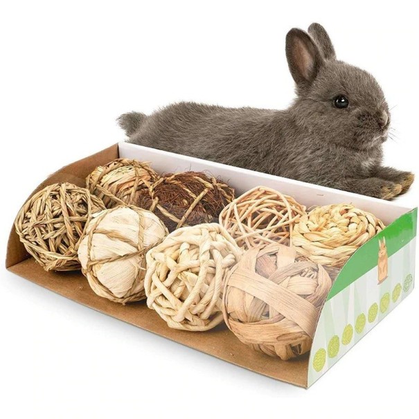 Grasbälle für Nagetiere