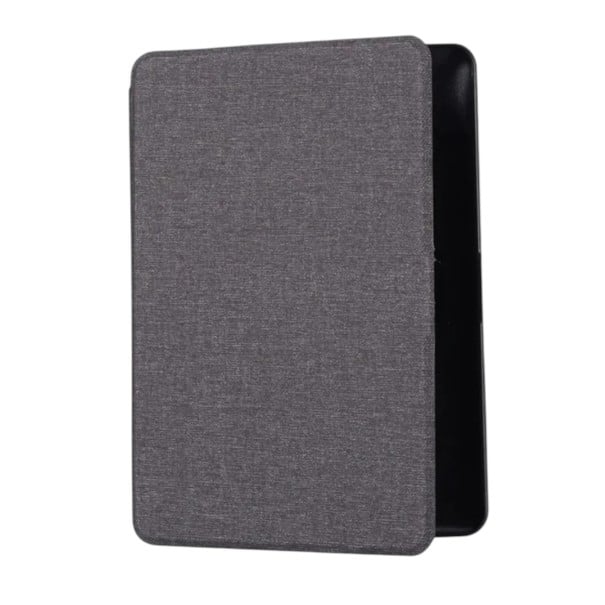 Grått flipfodral 6 tum för Kindle läsare 10:e generationen 2019 med elastiskt handtag och skyddsfilm för skärmen 1
