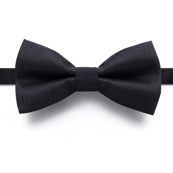 Gravata borboleta preta masculina formal Clássico acessório elegante Tamanho ajustável Para casamentos bailes eventos sociais Ideal para fato 1
