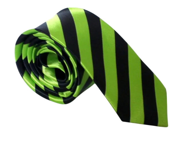 Gravata riscada 145 x 5 cm Gravata masculina elegante com padrão riscado Acessório de moda estiloso para eventos formais Gravata para casamentos e festas verde