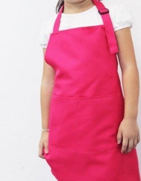 Grembiule da cucina per bambini J3153 rosa scuro