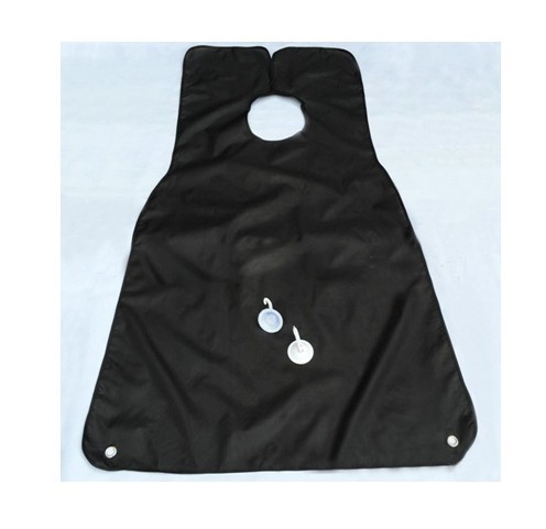 Grembiule da uomo con ganci per la rasatura J952 nero