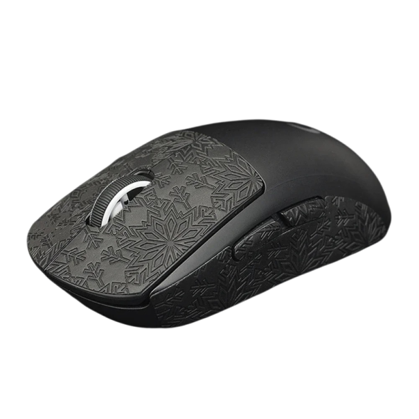 Grip páska na myš protiskluzové samolepicí nálepky ergonomický povrch pro lepší úchop a přesné ovládání herní myši černá