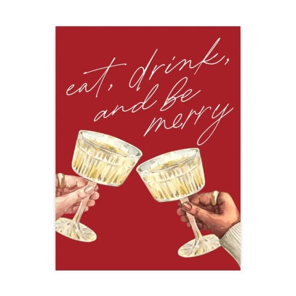 Grootformaat muurposter feestelijke toost 40 × 60 cm canvasprint rode achtergrond kerstmotief interieurdecoratie zonder lijst 1