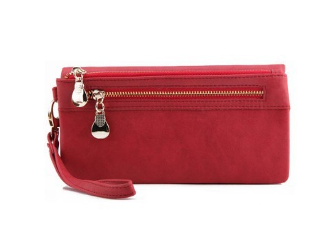 Grote damesportemonnee J3083 rood