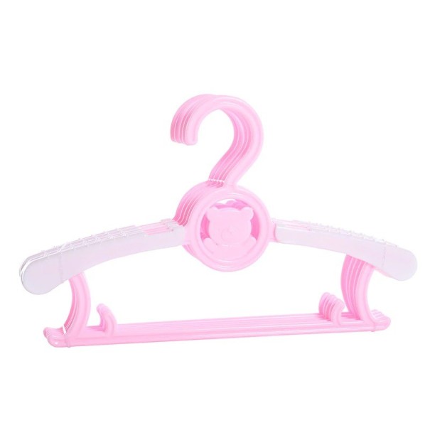 Gruccia per bambini rosa 5 pz