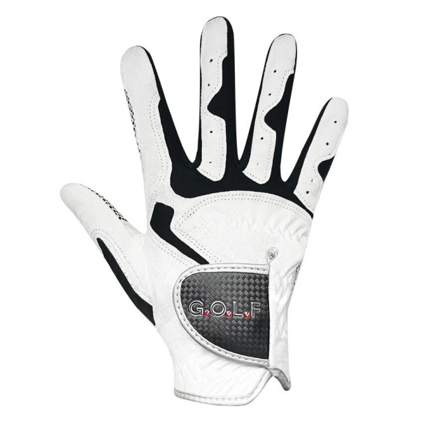 Guante de golf para mano derecha de hombre blanco M