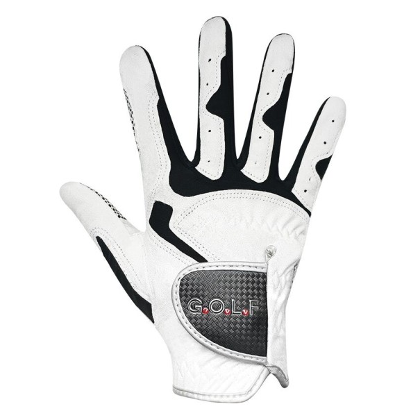 Guante de golf para mano derecha de hombre blanco S