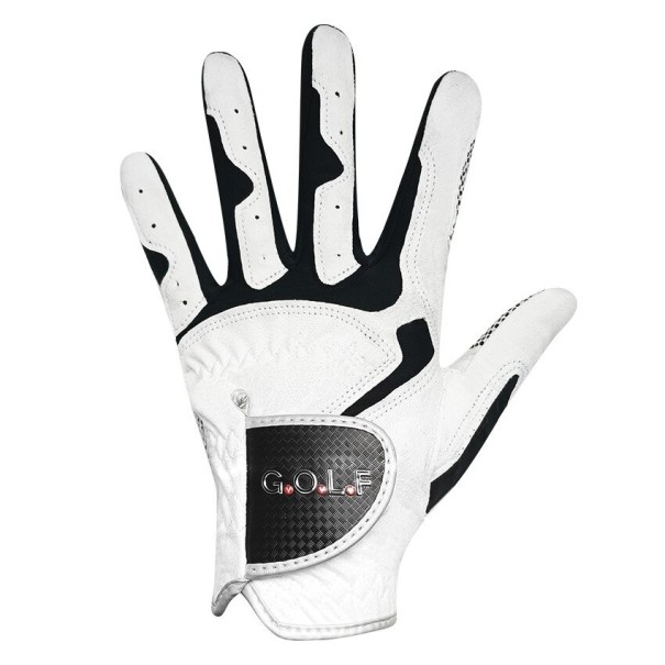 Guante de golf para zurdos de hombre blanco XXL