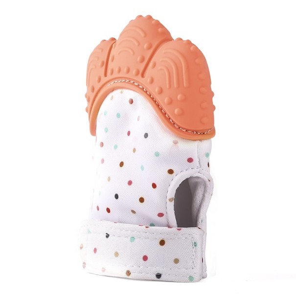 Guantes antimordeduras para niños naranja
