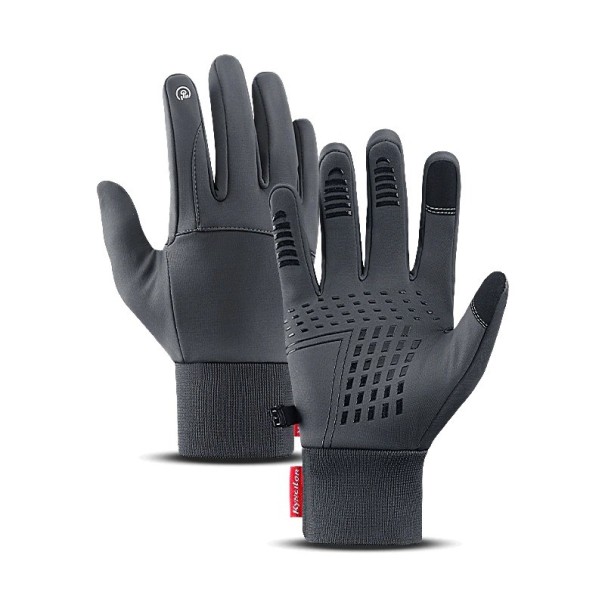 Guantes de ciclismo J387 gris oscuro M