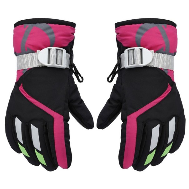 Guantes de esquí para niños Luren negro