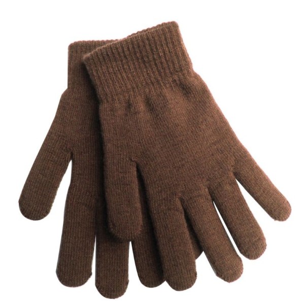 Guantes de invierno marrón