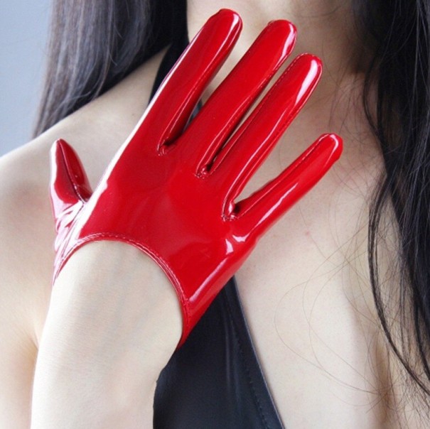 Guantes de mujer rojos 1