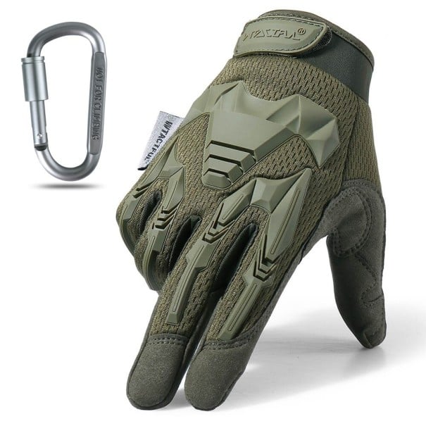 Guantes de protección tácticos verde militar M