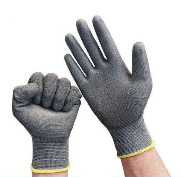 Guantes de trabajo 24 pares gris M