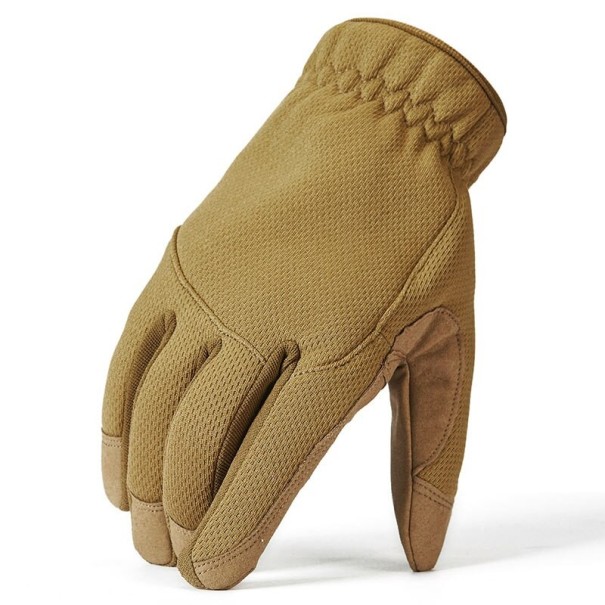 Guantes multifuncionales para hombre marrón claro M