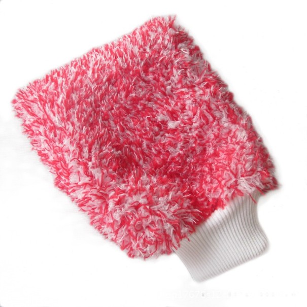 Guantes para lavado de coches N17 rojo