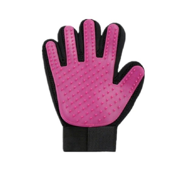Guantes para peinar rosa 2