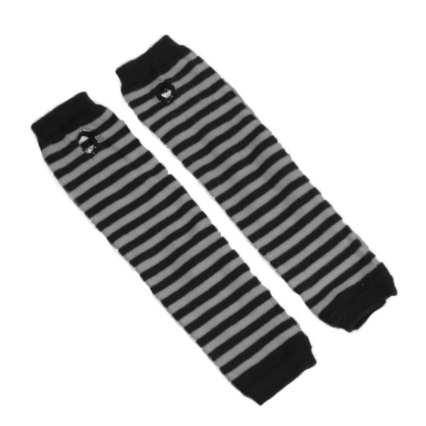 Guantes sin dedos de rayas para mujer 2