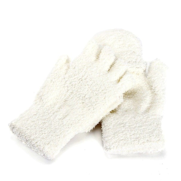 Guantes sin dedos para mujer J2839 blanco