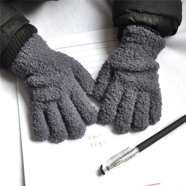 Guantes sin dedos para niños gris Guantes sin dedos para niños gris