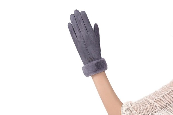 Guantes táctiles para mujer J2814 gris