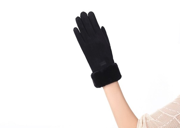 Guantes táctiles para mujer J2814 negro