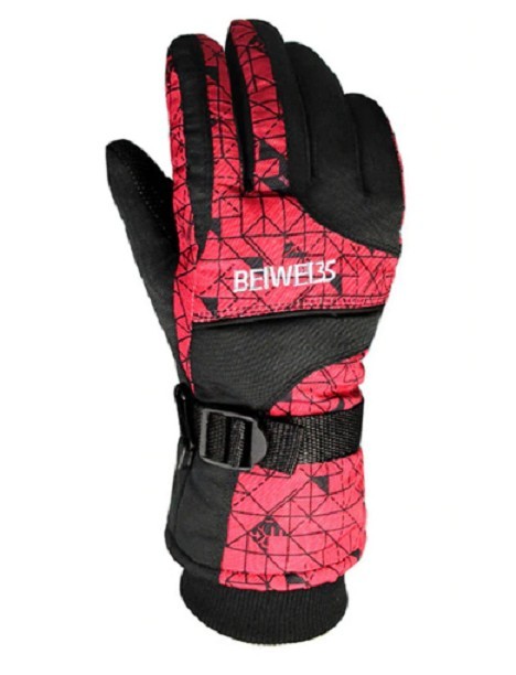 Guanti outdoor da uomo rosso L