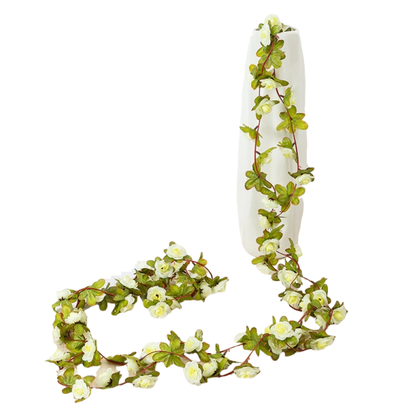 Guirlande avec des roses artificielles 2,5 m 1