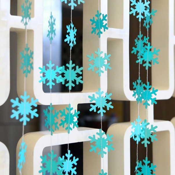 Guirlande de Noël avec flocons 4