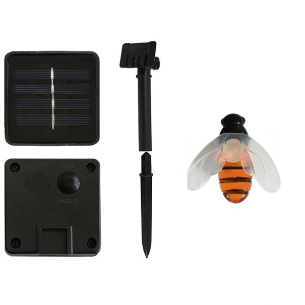 Guirlande lumineuse décorative solaire abeilles 10 m