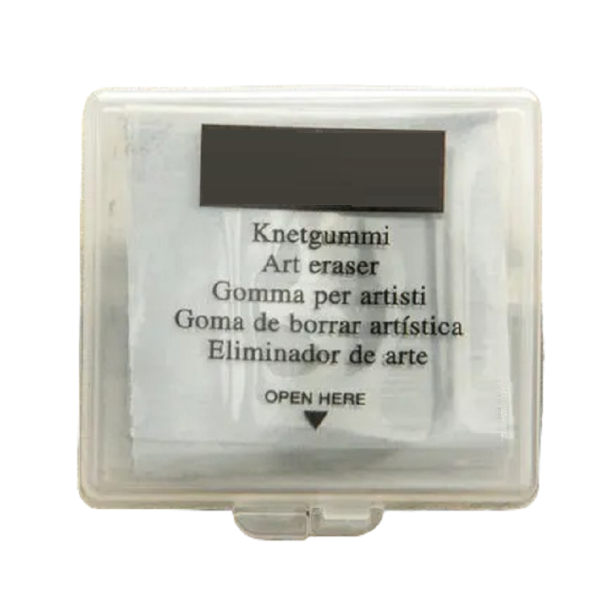 Gumă de șters moale pentru artiști Gumă de șters pentru hârtie Gumă de șters de calitate în cutie de plastic Gumă de șters pentru artă 4 x 3,5 x 1 cm alb