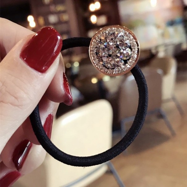 Gumiça para cabelo com diamantes 5
