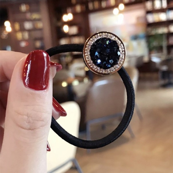 Gumiça para o cabelo com diamantes 6