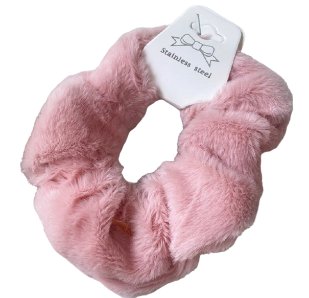 Gumiça suave para cabelo rosa