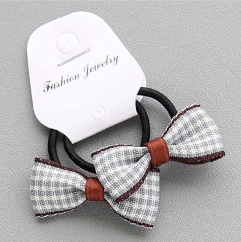 Gumičky do vlasov s mašličkou - 2 ks 8