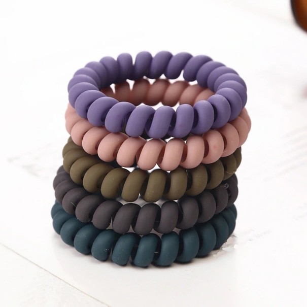 Gumières mates pour cheveux - 5 pcs 2