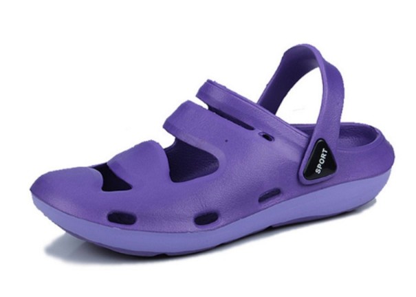 Gummipantoffeln A1652 lila 38