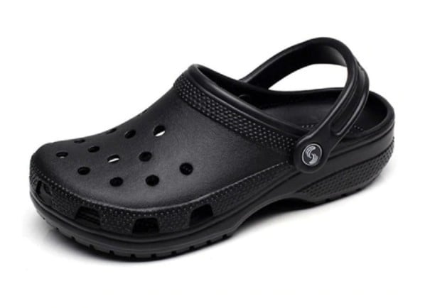 Gumové pantofle A1651 černá 40