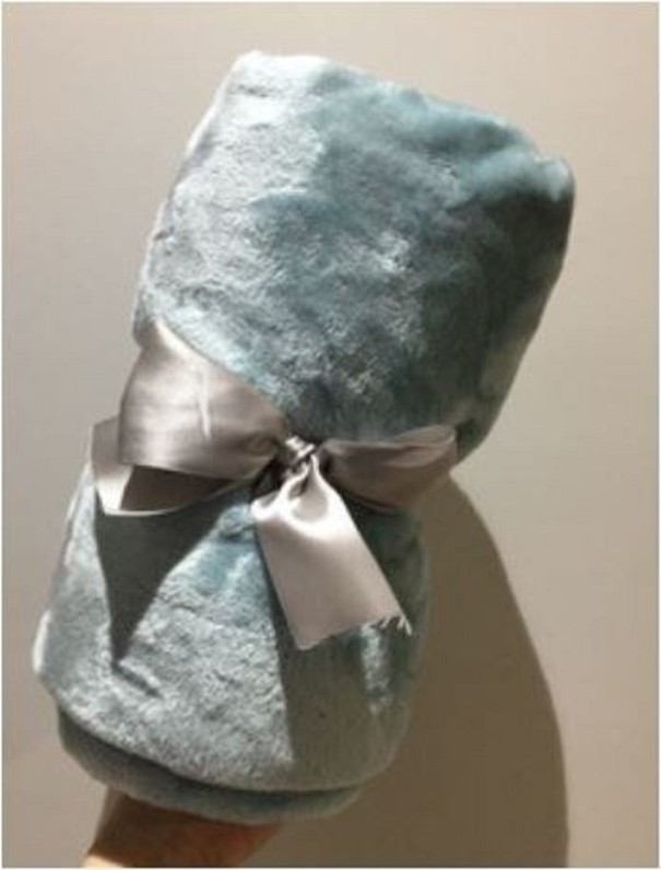 Gyerek flanel takaró türkiz