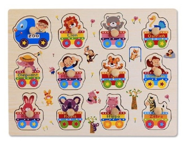 Gyerekeknek szóló puzzle - Állatok J3481 5