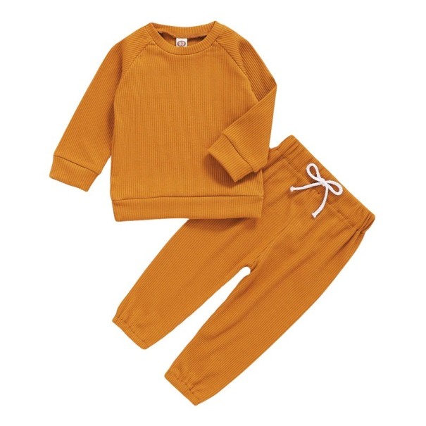 Gyermek sportruhás készlet L1417 sötét sárga 4