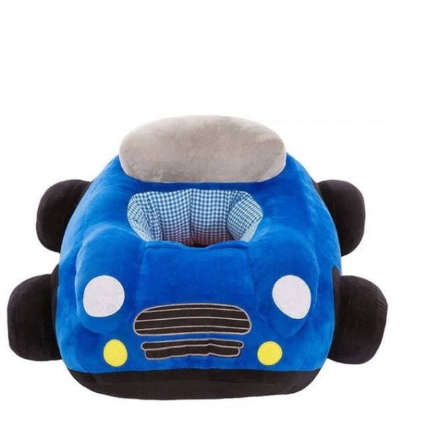 Gyermek székhuzat - autó kék