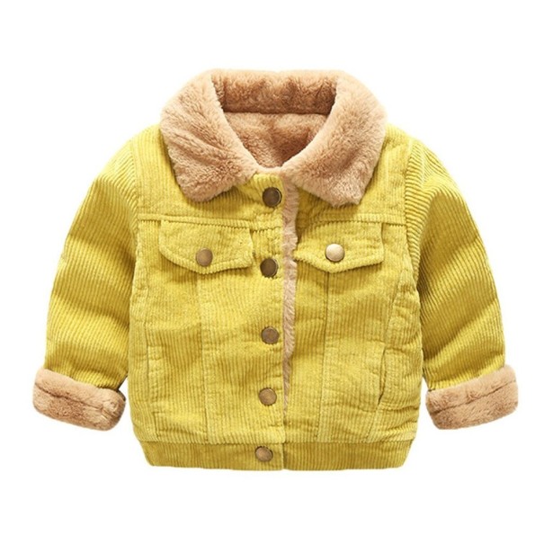 Gyermek téli dzseki L2011 sárga 3